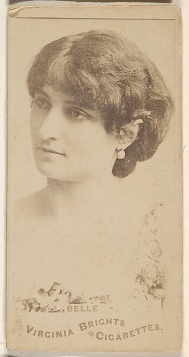 Belle, from the Actors and Actresses series (N45, Type 1) for Virginia Brights Cigarettes