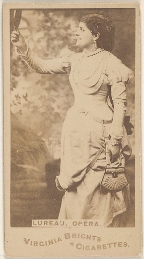 Lureau, Opera, from the Actors and Actresses series (N45, Type 1) for Virginia Brights Cigarettes