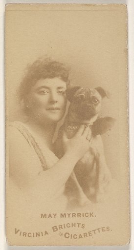 May Myrrick, from the Actors and Actresses series (N45, Type 1) for Virginia Brights Cigarettes