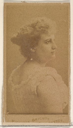 From the Actors and Actresses series (N45, Type 4) for Virginia Brights Cigarettes