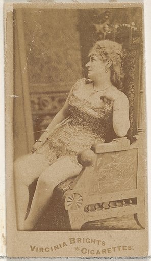 From the Actors and Actresses series (N45, Type 4) for Virginia Brights Cigarettes