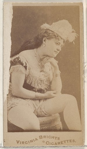 From the Actors and Actresses series (N45, Type 4) for Virginia Brights Cigarettes