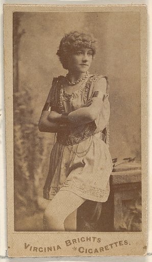 From the Actors and Actresses series (N45, Type 4) for Virginia Brights Cigarettes