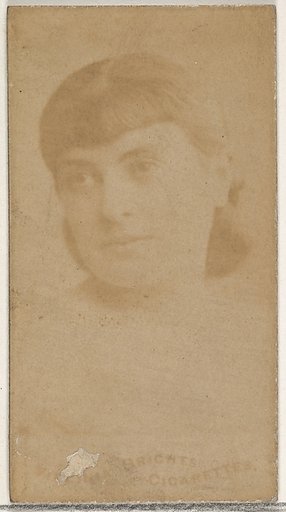 From the Actors and Actresses series (N45, Type 5) for Virginia Brights Cigarettes