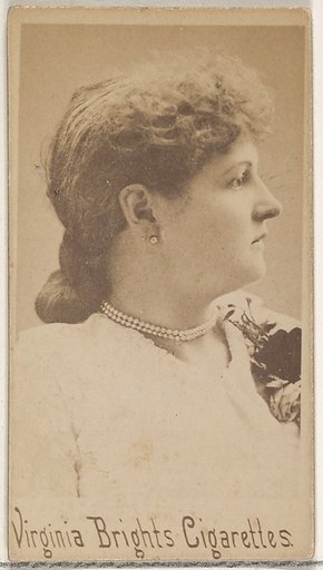 From the Actors and Actresses series (N45, Type 5) for Virginia Brights Cigarettes