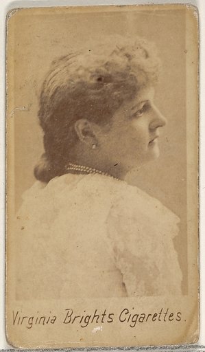 From the Actors and Actresses series (N45, Type 5) for Virginia Brights Cigarettes