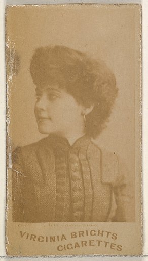 From the Actors and Actresses series (N45, Type 5) for Virginia Brights Cigarettes