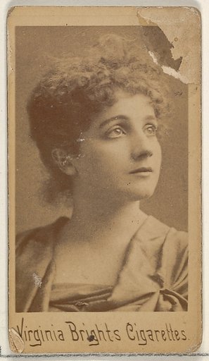 From the Actors and Actresses series (N45, Type 5) for Virginia Brights Cigarettes
