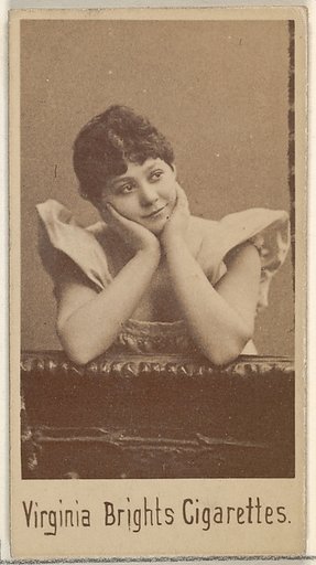 From the Actors and Actresses series (N45, Type 5) for Virginia Brights Cigarettes