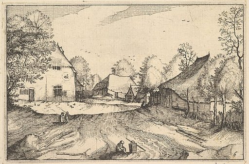 The Swan's Inn, plate 6 from "Regiunculae et Villae Aliquot Ducatus Brabantiae"