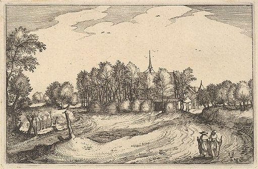 A Convent, plate 13 from "Regiunculae et Villae Aliquot Ducatus Brabantiae"