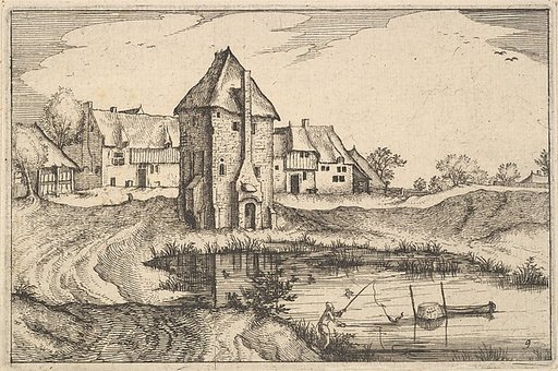 The Pond, plate 9  from "Regiunculae et Villae Aliquot Ducatus Brabantiae"