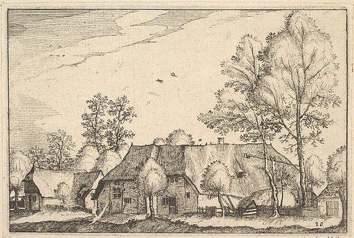 Large Farm, plate 10 from "Regiunculae et Villae Aliquot Ducatus Brabantiae"
