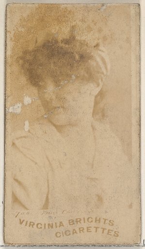 Card 706, from the Actors and Actresses series (N45, Type 5) for Virginia Brights Cigarettes