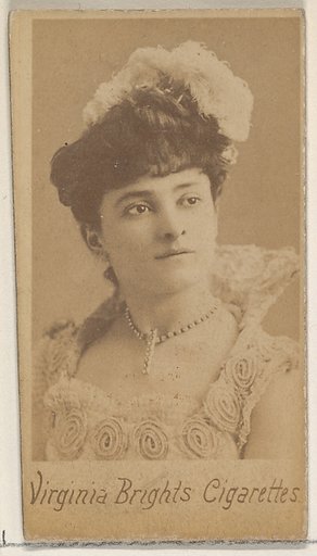 From the Actors and Actresses series (N45, Type 5) for Virginia Brights Cigarettes