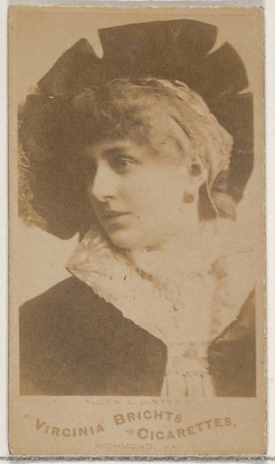 From the Actors and Actresses series (N45, Type 5) for Virginia Brights Cigarettes
