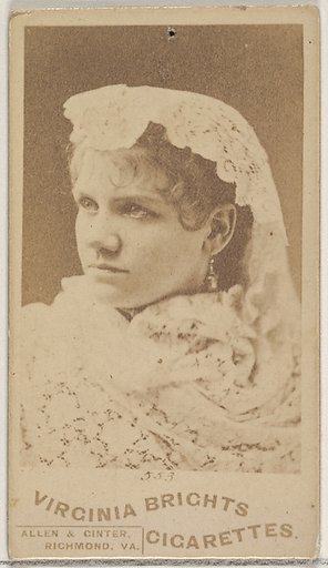 From the Actors and Actresses series (N45, Type 5) for Virginia Brights Cigarettes