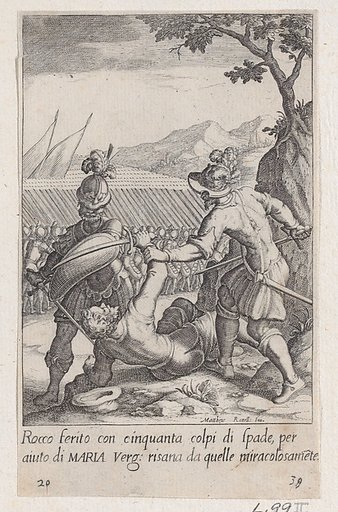 Rocco, from Scelta d'Alcuni Miracoli e Grazie della Santissima Nunziata di Firenze (Selection of Some Miracles and Graces that Occurred in the Church of the Annunziata in Florence)