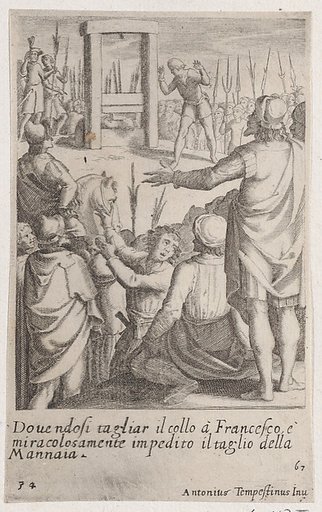Francesco, from Scelta d'Alcuni Miracoli e Grazie della Santissima Nunziata di Firenze (Selection of Some Miracles and Graces that Occurred in the Church of the Annunziata in Florence)