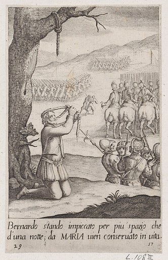 Bernardo, from Scelta d'Alcuni Miracoli e Grazie della Santissima Nunziata di Firenze (Selection of Some Miracles and Graces that Occurred in the Church of the Annunziata in Florence)
