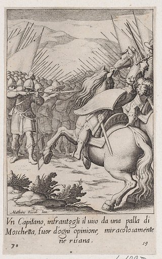 The Captain, from Scelta d'Alcuni Miracoli e Grazie della Santissima Nunziata di Firenze (Selection of Some Miracles and Graces that Occurred in the Church of the Annunziata in Florence)