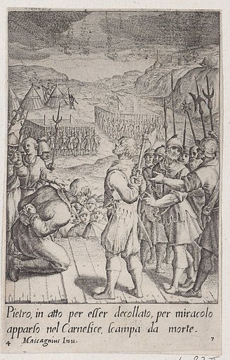 The Executioner, from Scelta d'Alcuni Miracoli e Grazie della Santissima Nunziata di Firenze (Selection of Some Miracles and Graces that Occurred in the Church of the Annunziata in Florence)