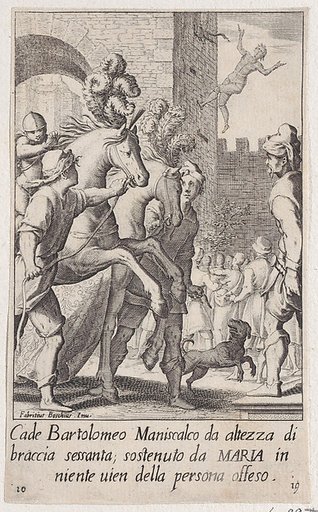 Bartolomeo, Blacksmith-Ferrier, from Scelta d'Alcuni Miracoli e Grazie della Santissima Nunziata di Firenze (Selection of Some Miracles and Graces that Occurred in the Church of the Annunziata in Florence)