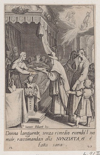 The Healing of the Sick, from "Scelta d'Alcuni Miracoli e Grazie della Santissima Nunziata di Firenze" (Selection of Some Miracles and Graces that Occurred in the Church of the Annunziata in Florence)