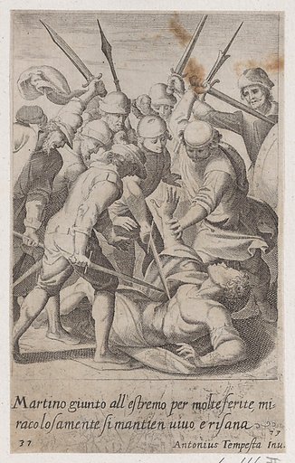 Martino, from Scelta d'Alcuni Miracoli e Grazie della Santissima Nunziata di Firenze (Selection of Some Miracles and Graces that Occurred in the Church of the Annunziata in Florence)