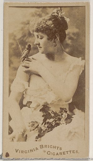 From the Actors and Actresses series (N45, Type 5) for Virginia Brights Cigarettes