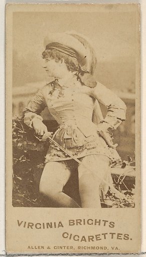 From the Actors and Actresses series (N45, Type 5) for Virginia Brights Cigarettes
