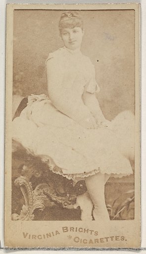 From the Actors and Actresses series (N45, Type 5) for Virginia Brights Cigarettes