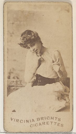 From the Actors and Actresses series (N45, Type 5) for Virginia Brights Cigarettes