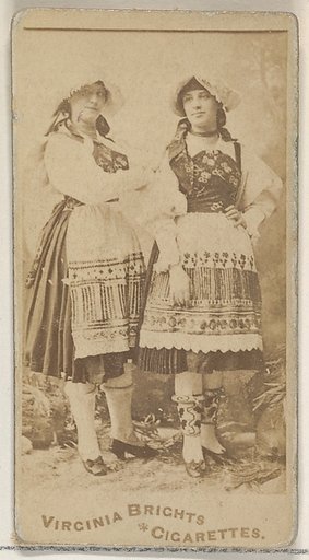 From the Actors and Actresses series (N45, Type 5) for Virginia Brights Cigarettes