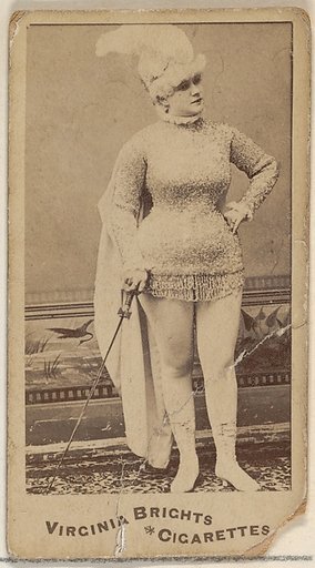 From the Actors and Actresses series (N45, Type 5) for Virginia Brights Cigarettes