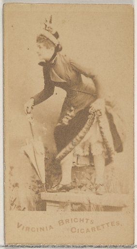 From the Actors and Actresses series (N45, Type 5) for Virginia Brights Cigarettes