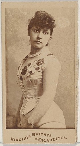From the Actors and Actresses series (N45, Type 5) for Virginia Brights Cigarettes