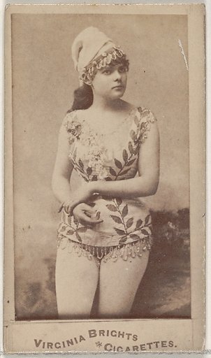 From the Actors and Actresses series (N45, Type 5) for Virginia Brights Cigarettes