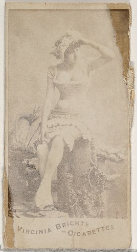 From the Actors and Actresses series (N45, Type 5) for Virginia Brights Cigarettes