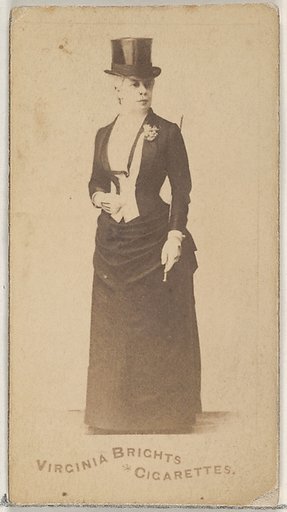 From the Actors and Actresses series (N45, Type 5) for Virginia Brights Cigarettes