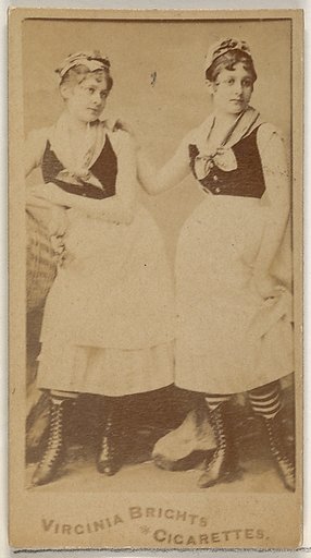 From the Actors and Actresses series (N45, Type 5) for Virginia Brights Cigarettes