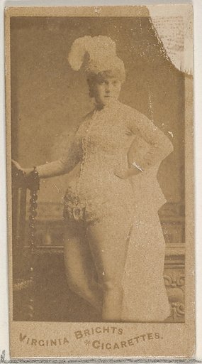From the Actors and Actresses series (N45, Type 5) for Virginia Brights Cigarettes