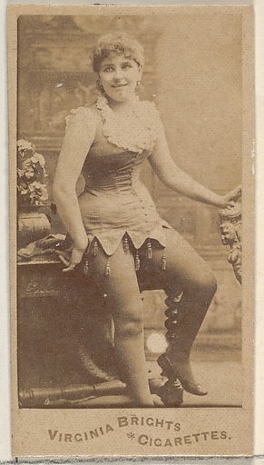 From the Actors and Actresses series (N45, Type 5) for Virginia Brights Cigarettes