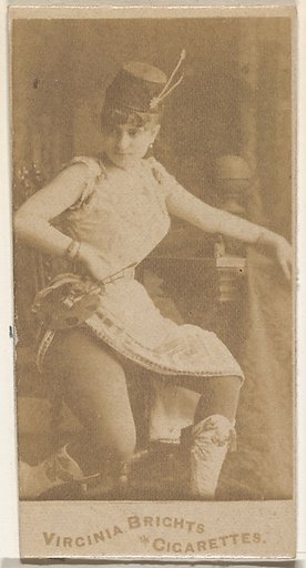 From the Actors and Actresses series (N45, Type 5) for Virginia Brights Cigarettes