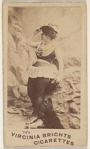 Card 765, from the Actors and Actresses series (N45, Type 5) for Virginia Brights Cigarettes
