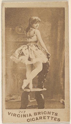 Card 759, from the Actors and Actresses series (N45, Type 5) for Virginia Brights Cigarettes