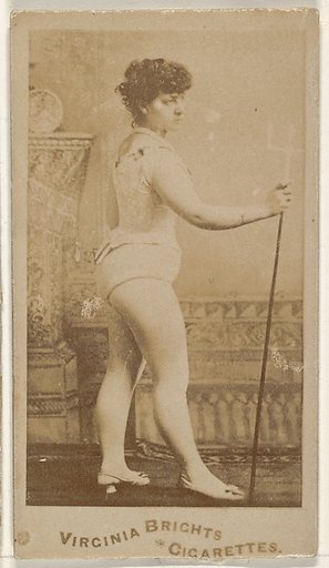 From the Actors and Actresses series (N45, Type 5) for Virginia Brights Cigarettes