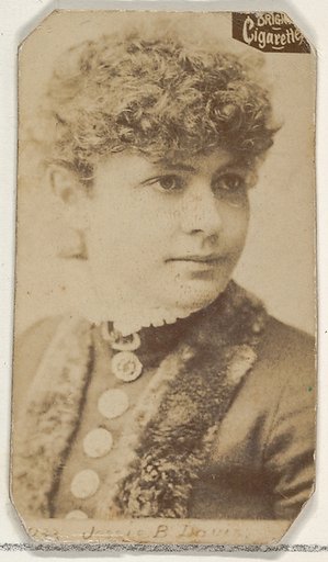 Card 933, Jessie B. Davis, from the Actors and Actresses series (N45, Type 2) for Virginia Brights Cigarettes