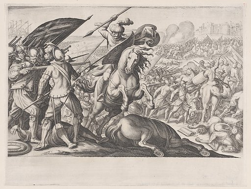 Défaite de la Cavalerie Turque (Defeat of the Turkish Cavalry), from La Vie de Ferdinand Ier de Médicis série appelée aussi Les Batailles des Médicis (The Life of Ferdinand I de'Medici also called The Medici Battles)