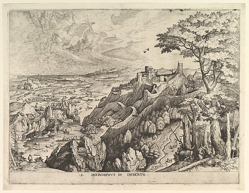 St. Jerome in the Wilderness (S. Hieronymus in Deserto), from "The Large Landscapes"